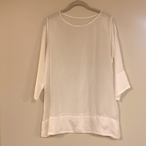 Sheer Cream Top - Picture 1 of 5